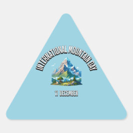 Internationale Bergdag. 11 december Sticker