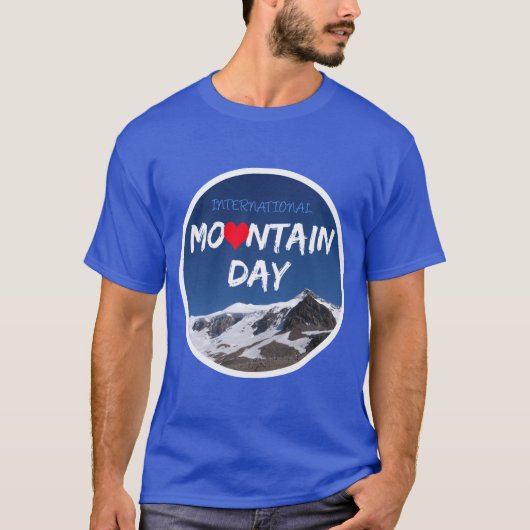 Internationale Bergendag Promotie T-shirt (Voorkant)