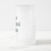 Internationale betrekkingen matglas bierpul (Center)