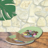 Internationale borden op vrouwendag papieren bordje