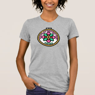 Internationale borduurmaand t-shirt