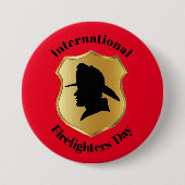 Internationale brandweerdag Button #2 (Voorkant)