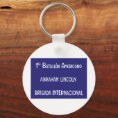 Internationale brigades Abraham Lincoln 1st Sleutelhanger (Voorkant)