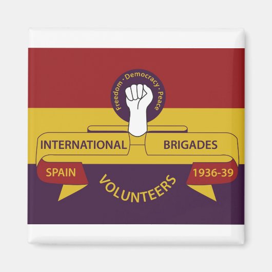 Internationale Brigades Magneet (Voorkant)