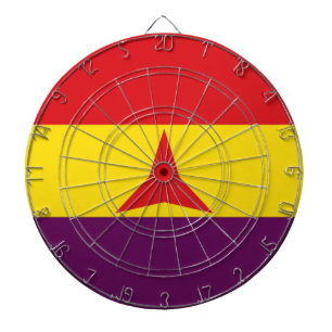 Internationale brigades vlag (Spaanse burgeroorlog Dartbord