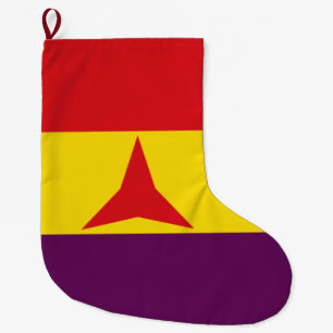 Internationale brigades vlag (Spaanse burgeroorlog Grote Kerstsok
