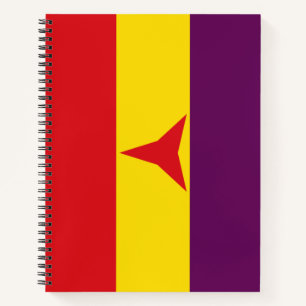 Internationale brigades vlag (Spaanse burgeroorlog Notitieboek