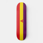Internationale brigades vlag (Spaanse burgeroorlog Persoonlijk Skateboard (Voorkant)
