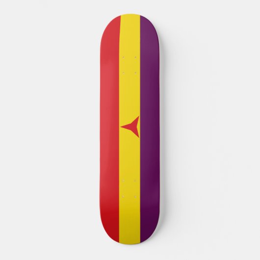 Internationale brigades vlag (Spaanse burgeroorlog Persoonlijk Skateboard (Voorkant)