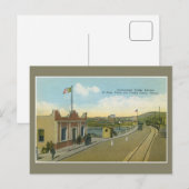 internationale brug en douane El Paso Briefkaart (Voorkant / Achterkant)