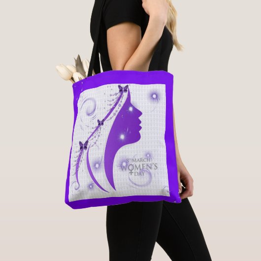 Internationale Canvas tas op vrouwendag (Dichtbij)