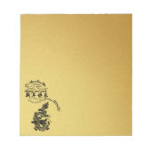 Internationale Chinese Nieuwjaar Dragon 2024 SqN Notitieblok (Voorkant)