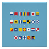 Internationale code voor signaalborden poster (Voorkant)