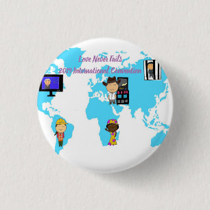 Internationale Conventie van juni 2019 Ronde Button 3,2 Cm
