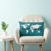 Internationale coördinaten speciale datum aangepas kussen (Stoel)