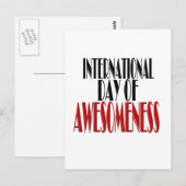 Internationale dag van bewustwording briefkaart (Voorkant / Achterkant)