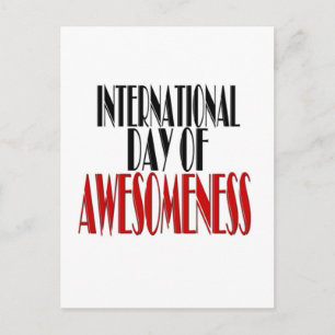 Internationale dag van bewustwording briefkaart