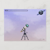 Internationale Dag van de Astronomie - Planeten Feestdagenkaart (Achterkant)