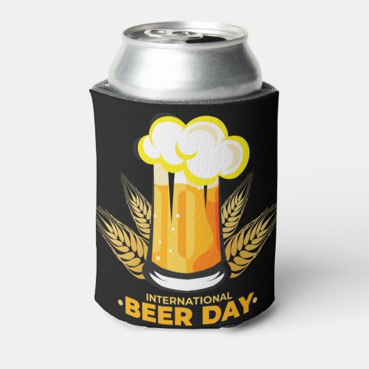Internationale dag van de bier blikjeskoeler (Blikje Achterkant)