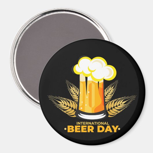 Internationale dag van de bier magneet (Voorkant / Achterkant)