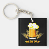 Internationale dag van de bier sleutelhanger (voorkant)