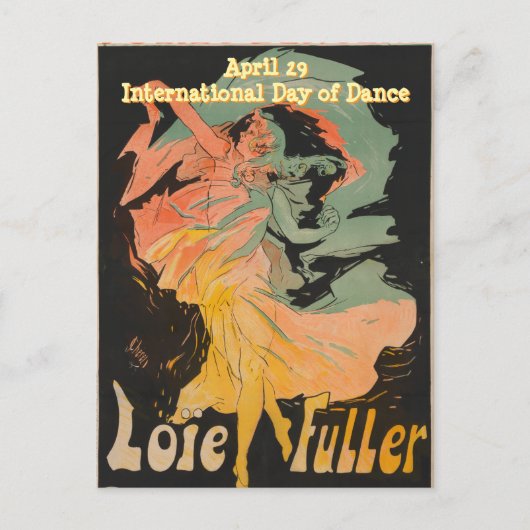 Internationale Dag van de Dans - Moderne Dans Fine Briefkaart (Voorkant)