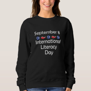 Internationale Dag van de Geletterdheid 8 septembe Trui