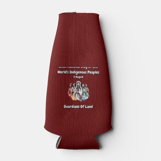 Internationale dag van de inheemse volkeren in de  flesjeskoeler (Voorkant)