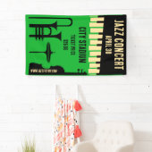 Internationale dag van de jazz 30 april spandoek (Insitu)