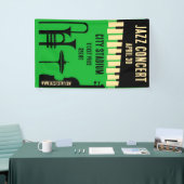 Internationale dag van de jazz 30 april spandoek (Beurs)