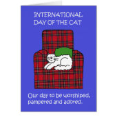 Internationale dag van de kat augustus (Voorkant)