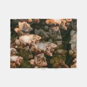 Internationale dag van de kat - Kattentextiel - Pa Fleece Deken (Voorkant (Horizontaal))