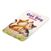 Internationale dag van de kat magneet (Linkerzijde)
