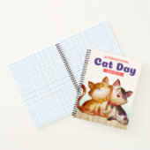 Internationale dag van de kat notitieboek (Binnen)