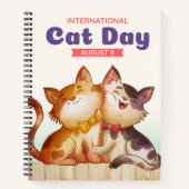 Internationale dag van de kat notitieboek (Voorkant)