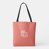 Internationale dag van de 'kat'-vrouw tote bag (Achterkant)