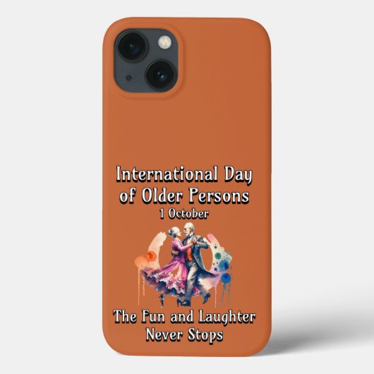Internationale Dag van de Ouderen. Leuk. Case-Mate iPhone Case (Achterkant)
