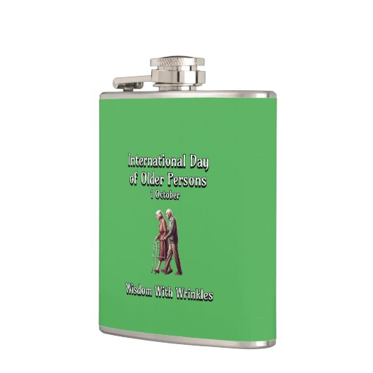 Internationale Dag van de Ouderen. Wijsheid. Heupfles (Links)