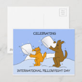 Internationale dag van de pilotenstrijd op 2 april briefkaart (Voorkant / Achterkant)