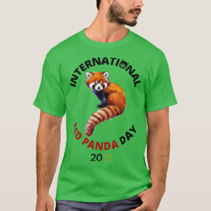 Internationale dag van de Rode Panda 2021 T-shirt