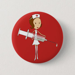 Internationale dag van de Verpleging Ronde Button 5,7 Cm