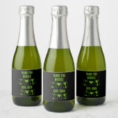 Internationale dag van de Verpleging Sparkling Wijnetiket (Flessen)