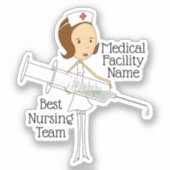 Internationale dag van de Verpleging Sticker (Voorkant)