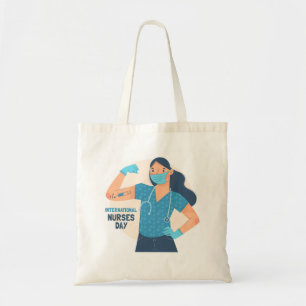 Internationale dag van de Verpleging Verpleegkun Tote Bag