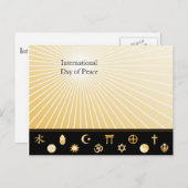 Internationale Dag van de Vrede Briefkaart (Voorkant / Achterkant)