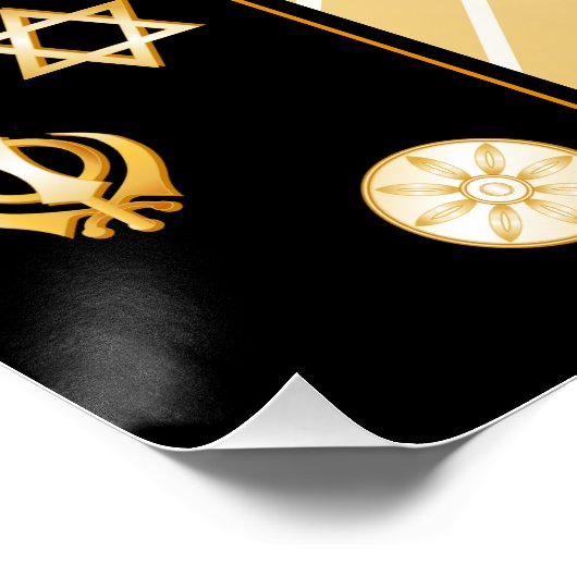 Internationale Dag van de Vrede Perfect Poster (Hoek)