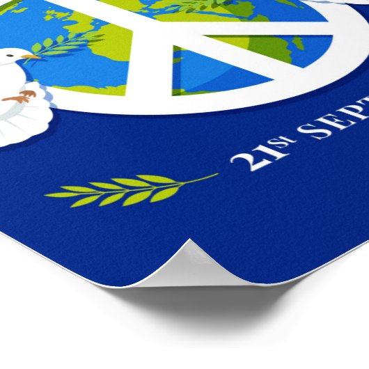 Internationale Dag van de vrede Poster (Hoek)