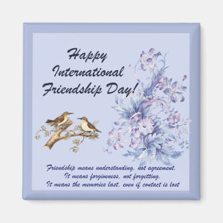 Internationale Dag van de Vriendschap. Magneet