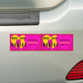 Internationale dag van de vrouw - kunstwerk met co bumpersticker (Op auto)