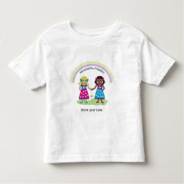 Internationale Dag van Geluk, liefde is liefde Kinder Shirts